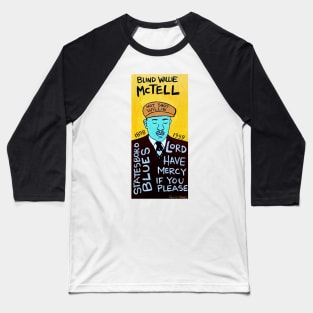 Blind Willie McTell Baseball T-Shirt